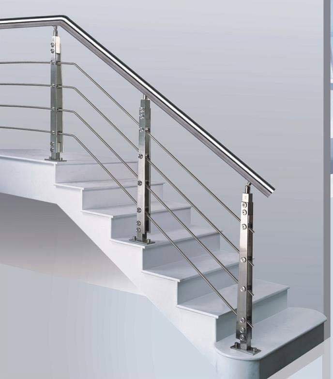 Pembuatan Railing Tangga Stainless